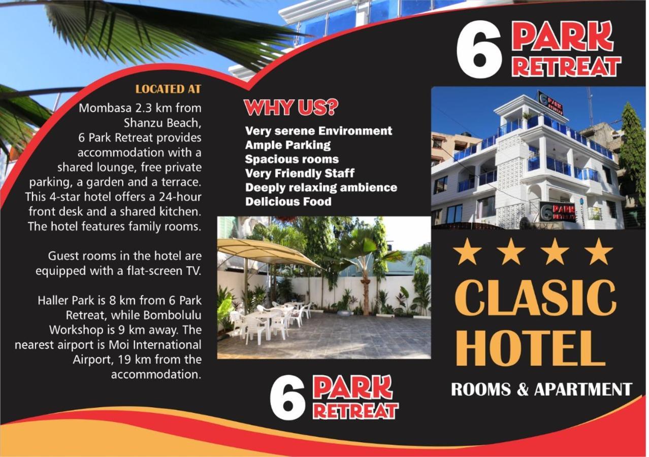 6 Park Retreat Hotel Mombasa Eksteriør billede